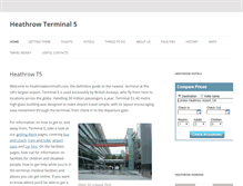 Tablet Screenshot of heathrowterminal5.com